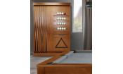 !Киевница SOHO ясень/мдф/шпон (Black_bristol,Manchester 45 Yellow green ш1,98м)
