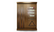 !Киевница SOHO ясень/мдф/шпон (Black_bristol,Manchester 45 Yellow green ш1,98м)