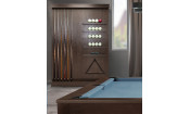 !Киевница SOHO ясень/мдф/шпон (Black_bristol,Manchester 45 Yellow green ш1,98м)